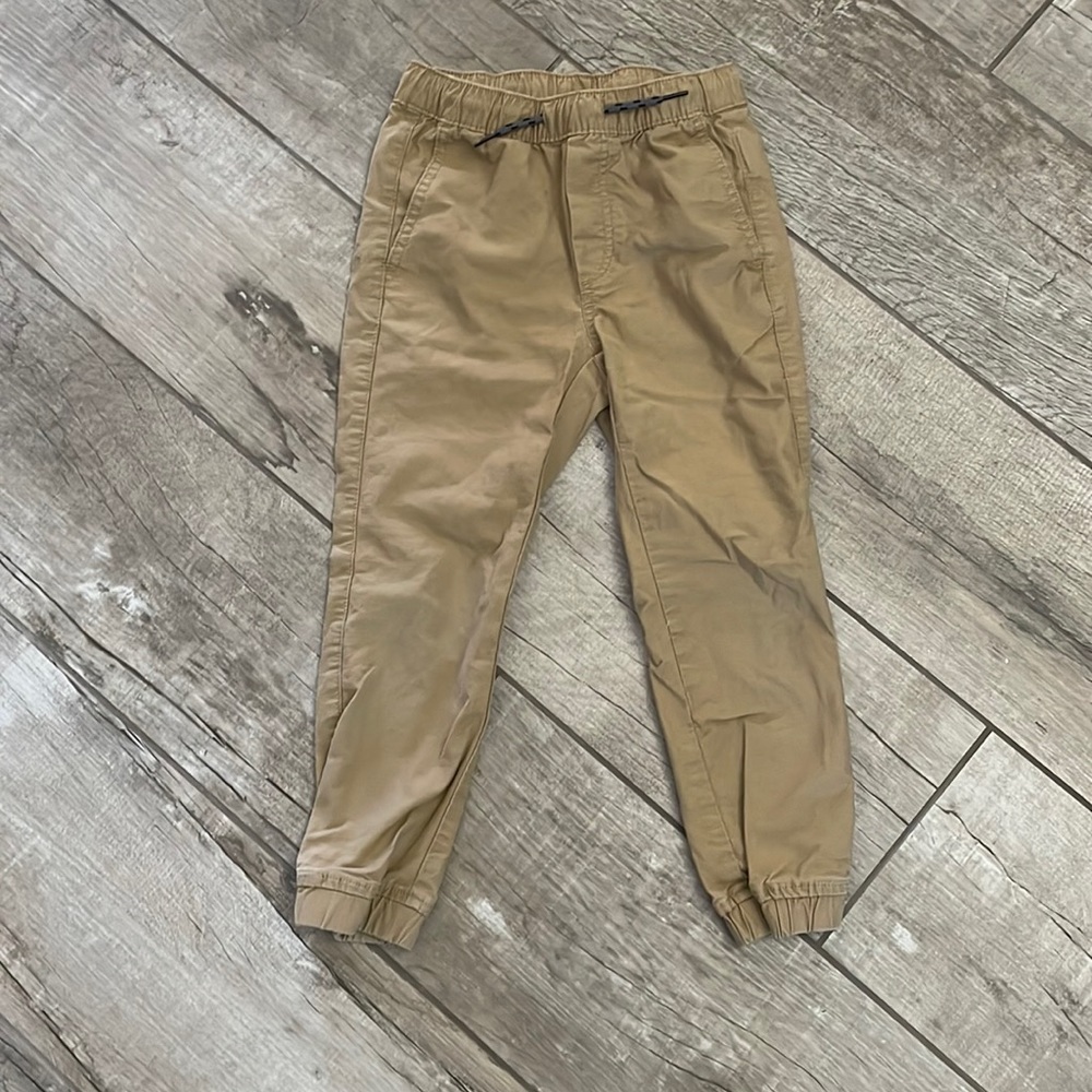 Boys tan GAP joggers! Size S!!